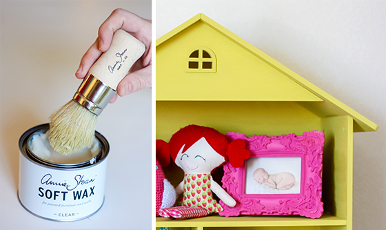 We love this creation. Chalk Paint® decorative paint by Annie Sloan is an ideal way to bring a bit of fun and colour.