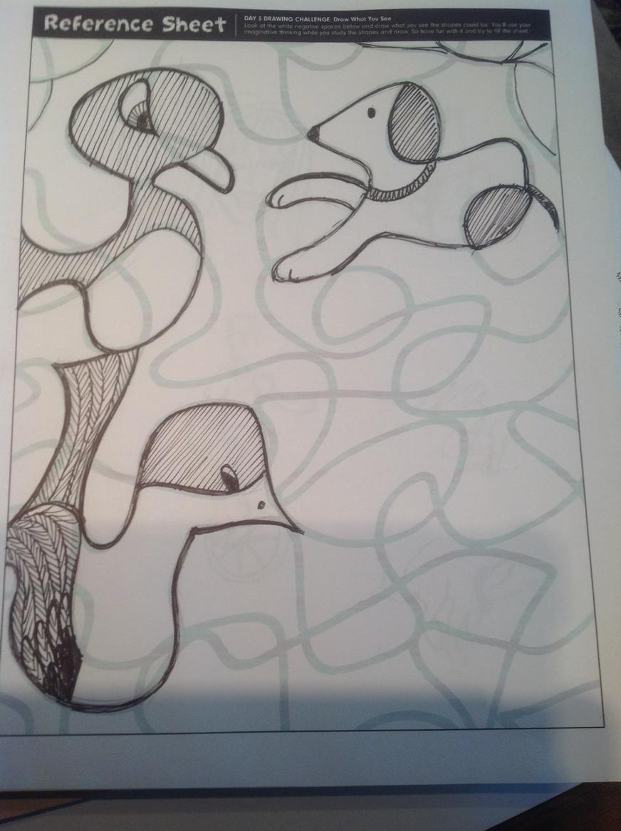 DaveMorrell8's tweet photo. Drawing challenge day 3. Scribble search.#draw21days http://t.co/DjkfCd6TJr