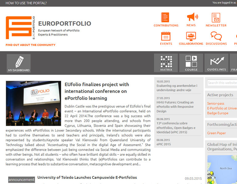 AndreaGhoneim's tweet photo. #eufolio2015 covered at http://t.co/IlRV5WsJmx - I still feel the spirit of #ePortfolios at schools ... http://t.co/gom9mTVzZn