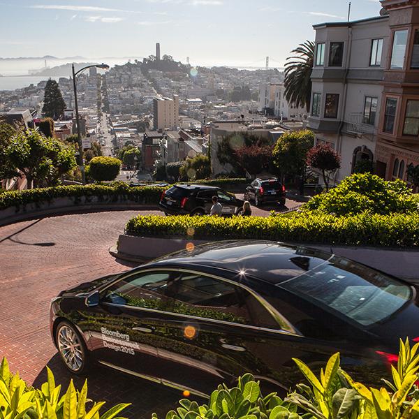 Cadillac's tweet photo. Exploring San Francisco for the Bloomberg Businessweek Design 2015 #BWDesign2015 #DAREGREATLY http://t.co/vl6KVmPHsN
