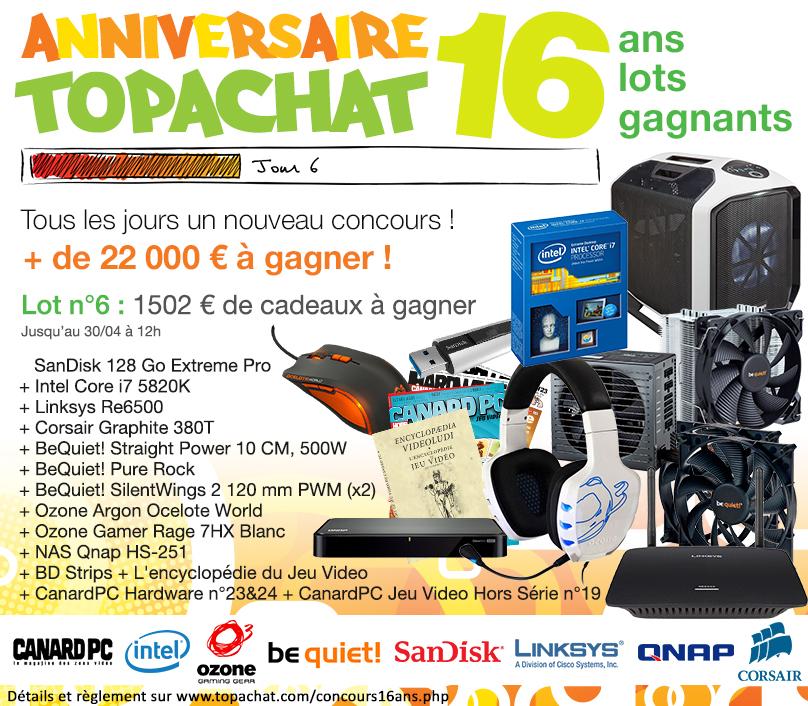 TopAchat's tweet photo. Ton produit préféré du #lot6 ?

==> http://t.co/VQhvkI0sPx

#16AnsTopAchat http://t.co/1OuWhRGn0N