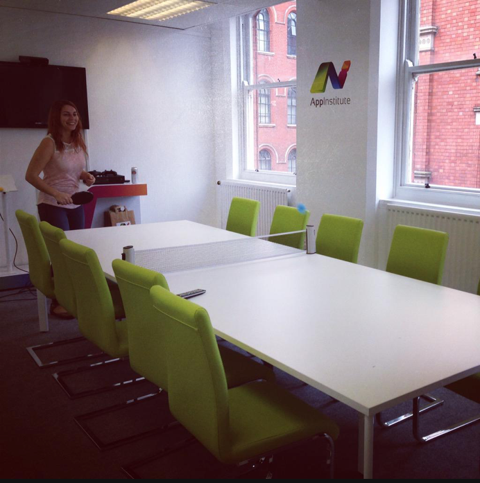 AppInstitute's tweet photo. It’s that time again! #WorkHardPlayPingPong Happy Friday everyone. #officepong http://t.co/evrpKvKwu7