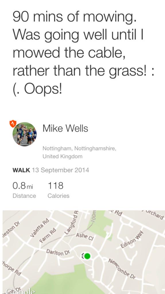 stravawankers's tweet photo. Here we have a classic case of #stravawanker @mikew30 http://t.co/09kbcPnxtb