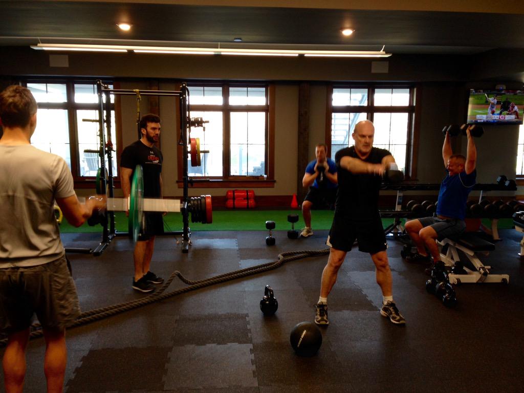 depthphysio's tweet photo. Early morning workout @depthtraining @WBGolfClub with @ShanksDean before the 1st day of #physio services. #golf http://t.co/2YXWZt6eiF