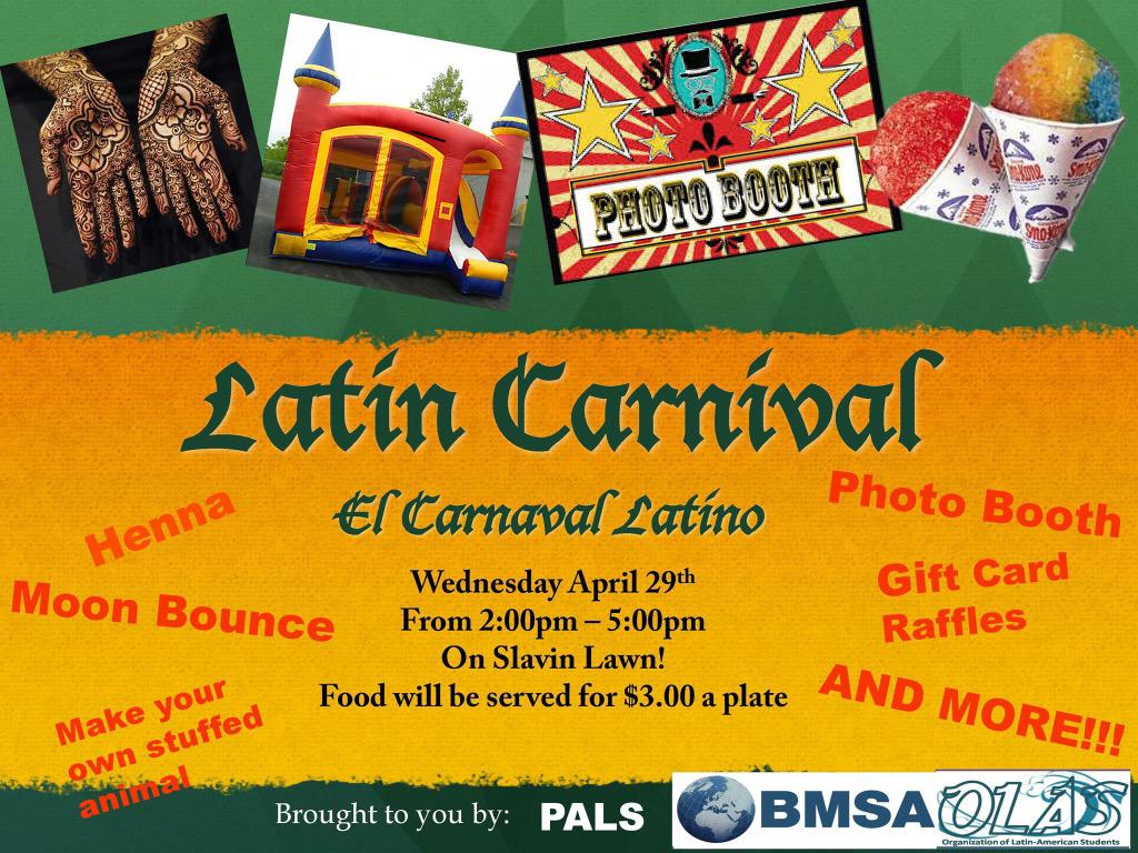 PC_OLAS's tweet image. JOIN US TODAY FROM 2:00-5:00 for the event we&apos;ve all been waiting for.... LATIN CARNIVAL 2015!!!!
