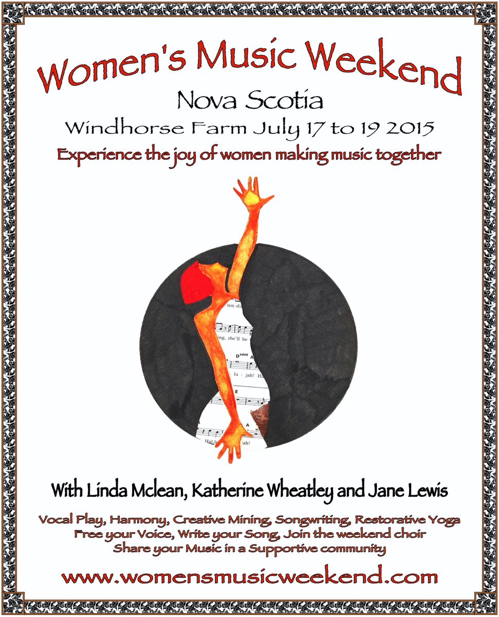 womensmusicwknd's tweet photo. Were you told as a girl you can't sing? This weekend is for you. #NovaScotia #music #singing @windhorsefarm http://t.co/2iubOPXLsW
