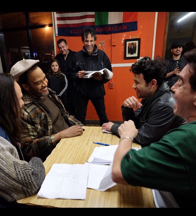 DonnaMckenna_CD's tweet photo. Cast of @SITP_TheMovie having fun @larryromano1 #anthonymangano #arieverveen #victorwilliams #IIIyakonstantin http://t.co/LhfXjpjlYP