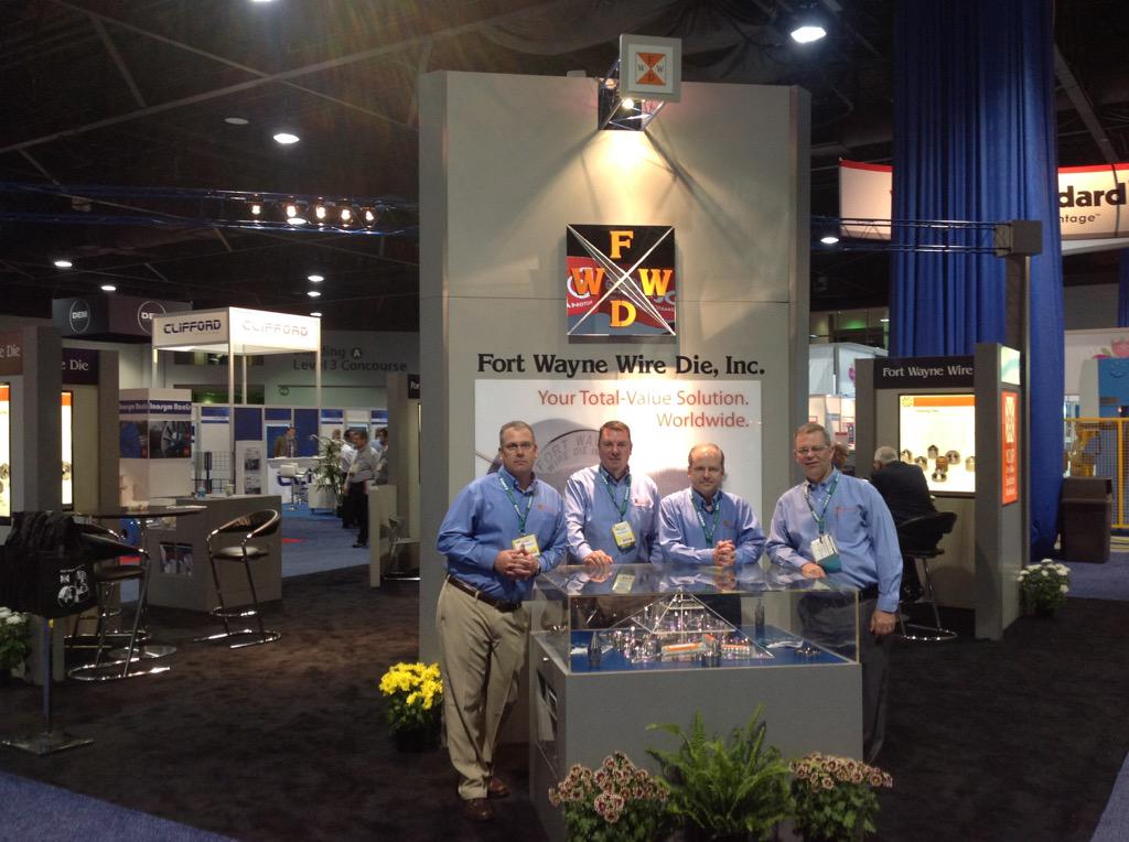 Expometals's tweet photo. #fortwaynewiredie #interwire #interwire2015 http://t.co/CroJmSVMZX