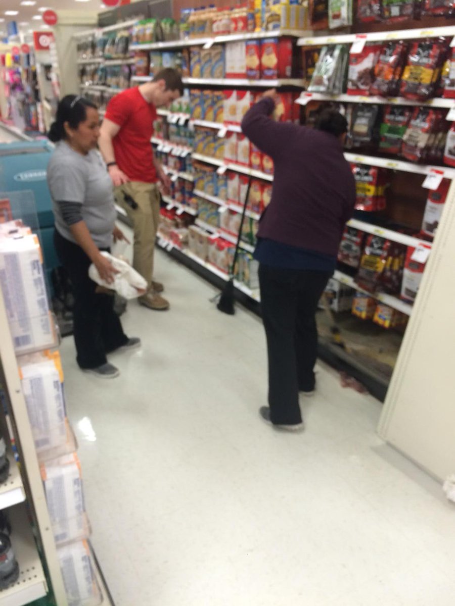 T0107 housekeeping team going above and beyond to help with a large spill cleanup #greatpartnership