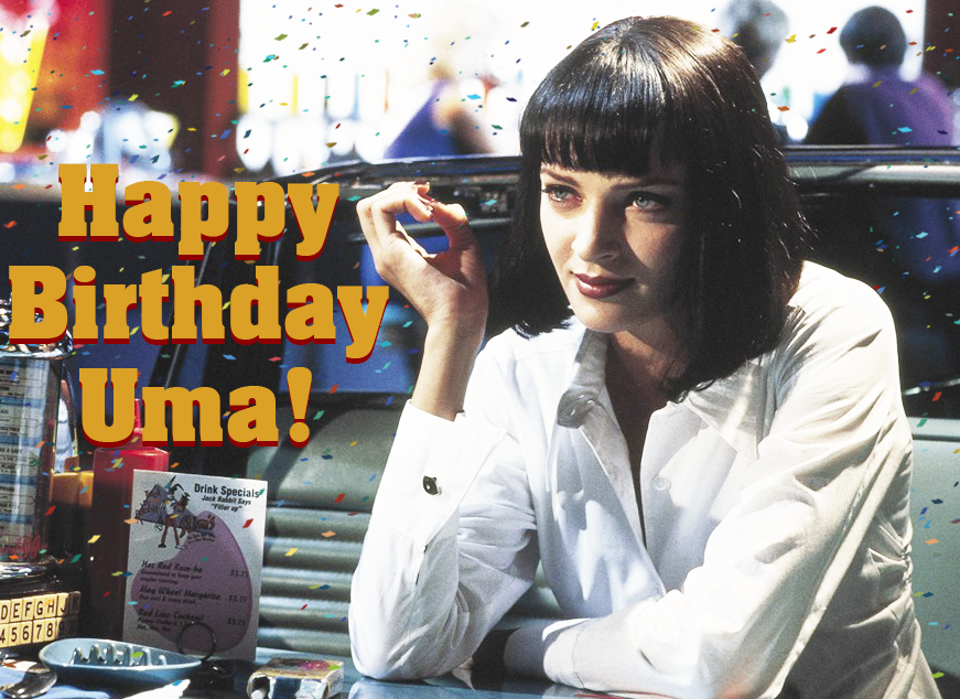 Happy birthday to Uma Thurman who turns 45 today. 
Who\s your favourite Uma character? - TA 