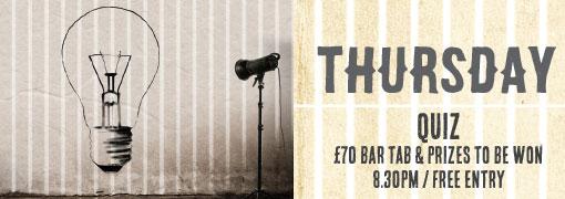 Thursday night! Whats on? <a href="/ParlourBelfast/">TheParlourBelfast</a> quiz time with a bar tab to be won! 830pm.Adm free.