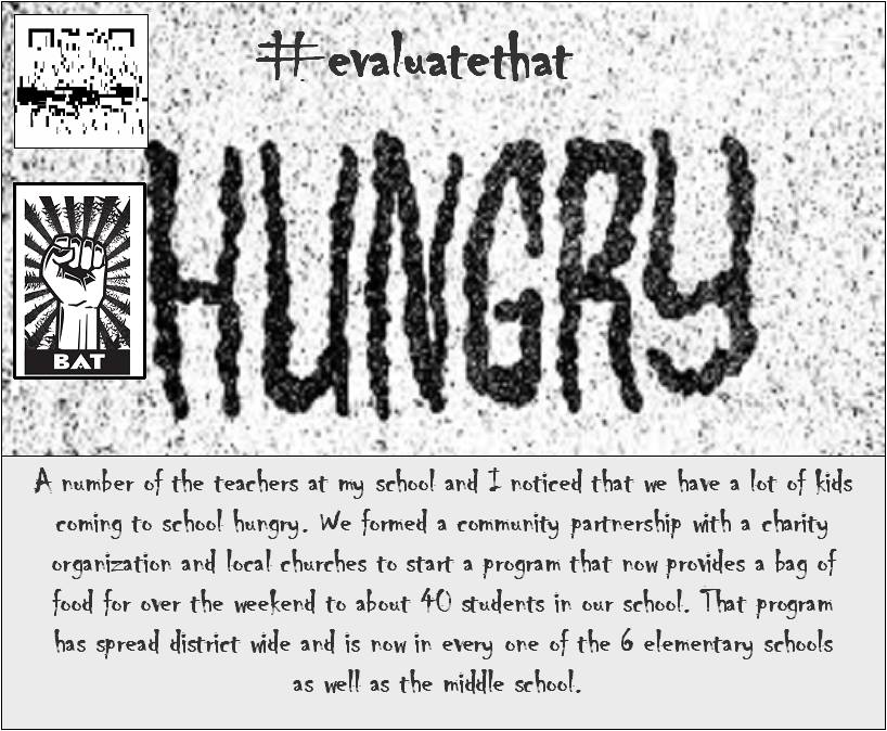 BadassTeachersA's tweet photo. #ThankATeacher who feeds a child who comes hungry to school, w/ his/her own money #evaluatethat http://t.co/dnbQvBSSg5