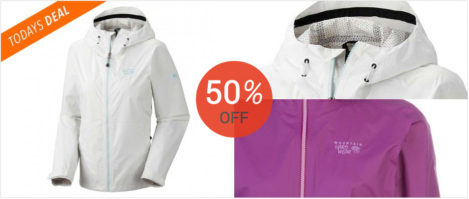 Today's deal—Save 50% off MOUNTAIN HARDWEAR Women's Plasmic Jacket liveoutthere.com/deals/mountain…