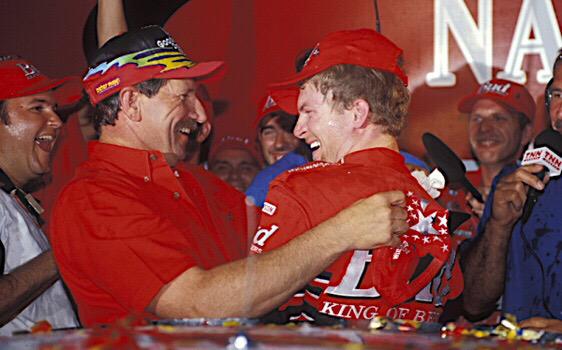 Of all the great Dale Earnhardt moments, this one will always remain my favorite. Happy birthday Intimidator! 