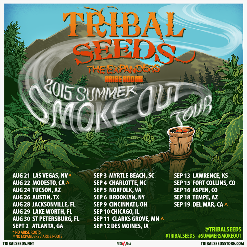 pacificmusicco's tweet photo. Just Announced: @TribalSeeds' 2015 Summer Smoke Out Tour with @TheExpanders @AriseRoots http://t.co/tYthbzPAd5 http://t.co/H0fxyO9X3H
