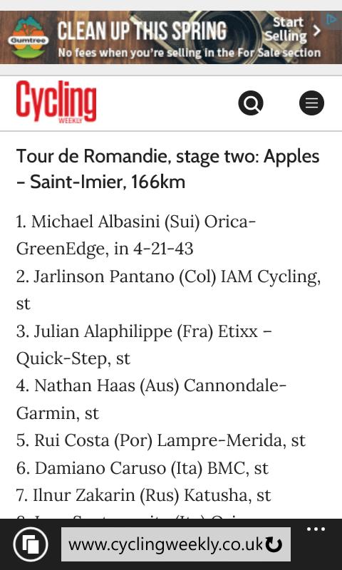 linerob's tweet photo. @veteranracer, your boy doing OK today #TDR2015  #Costa http://t.co/7Z3qmJsmVy