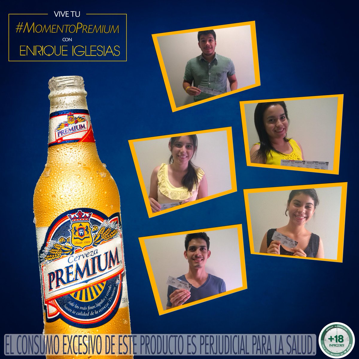 PremiumNi's tweet photo. ¡Ellos ya retiraron! Mañana último día de entrega

¡No dejes de vivir tu #MomentoPremium con #EnriqueIglesias! http://t.co/0C1mzRYvHq