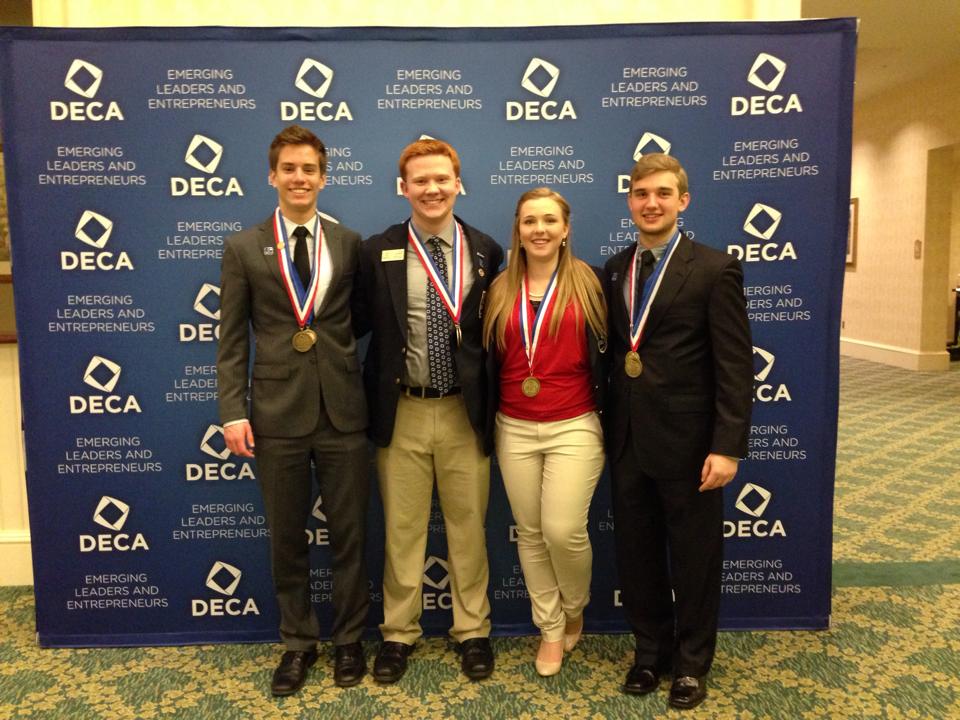 Congrats to DePaul's #DECA chapter, which earned 35 awards this week. A member was elected Collegiate President!