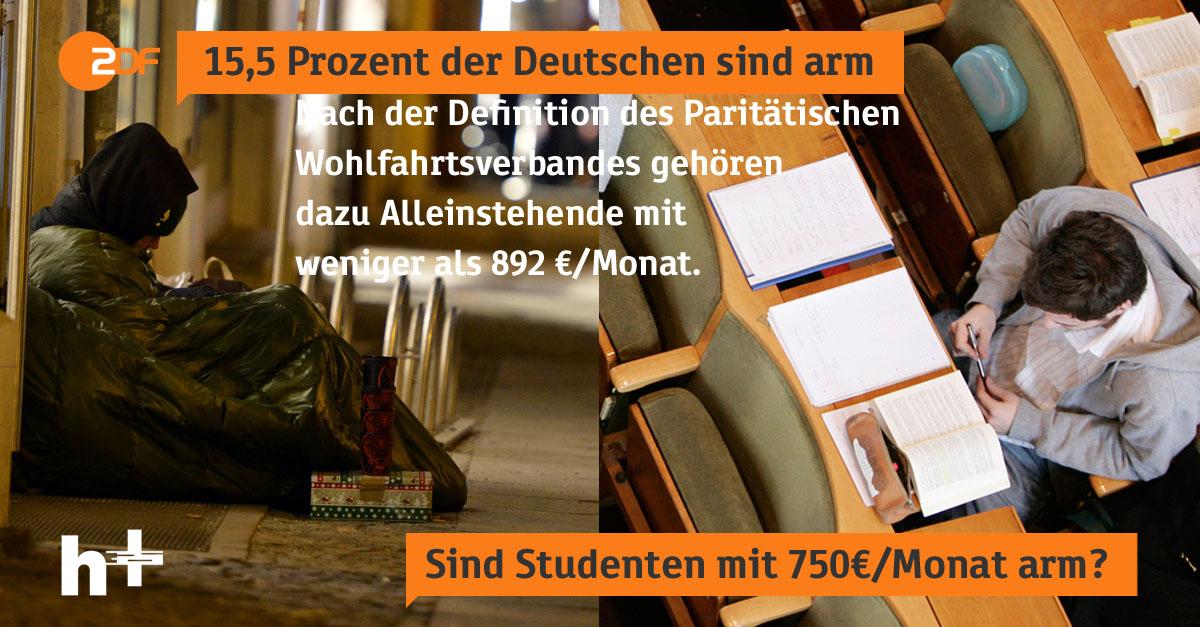 Zdf Heute On Twitter Ab Wann Ist Man In Deutschland Arm Ein