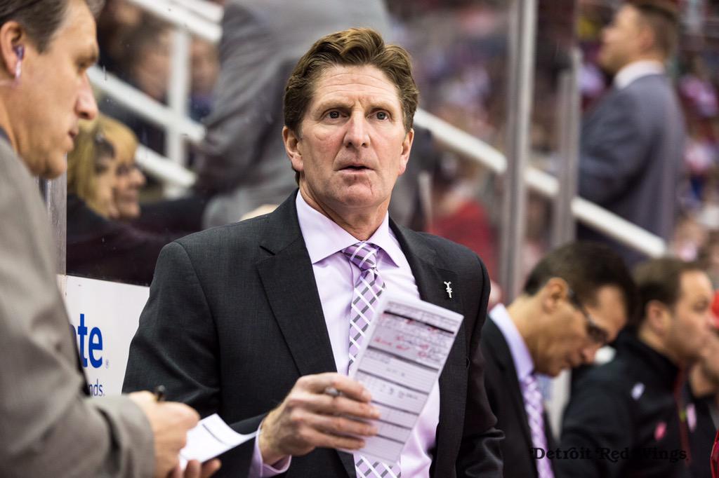 Celebrating with a game 7... to wish RedWings Head Coach Mike Babcock a very Happy Birthday!  
