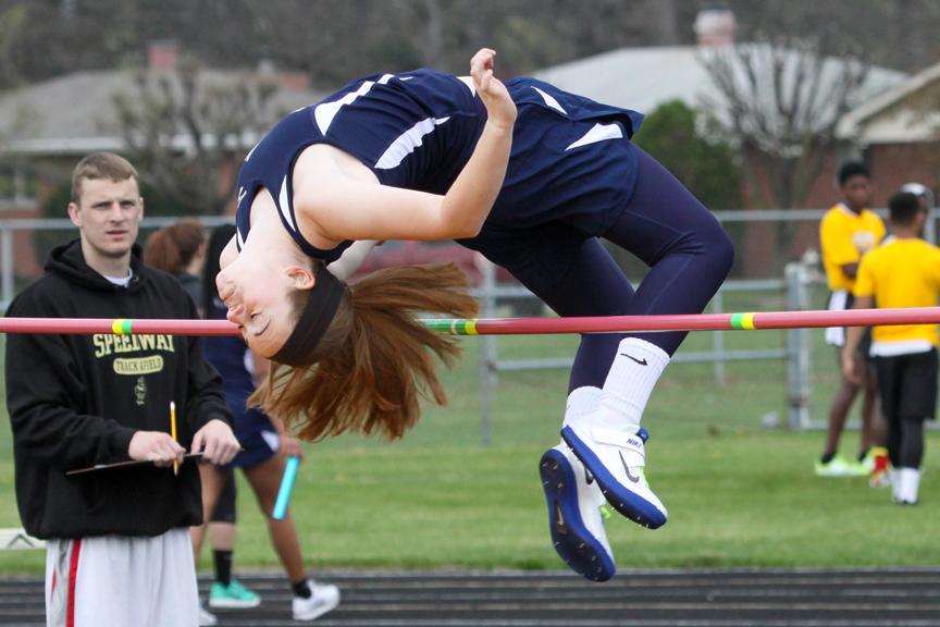 HCFlyerTheSNAP's tweet photo. Tri-West’s Katrina Headlee clears the bar. @triwestsports http://t.co/cJpiPHSBhh