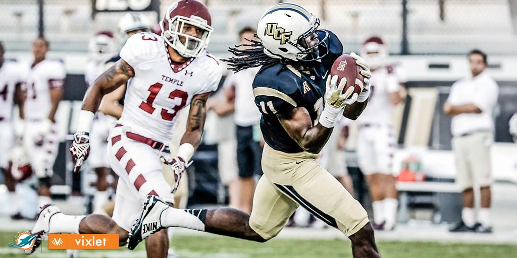 MiamiDolphins's tweet photo. Get a closer look at @UCFKnights WR Breshad Perriman

WATCH: http://t.co/cTMXF1TwOE http://t.co/gGiBYPbGxM