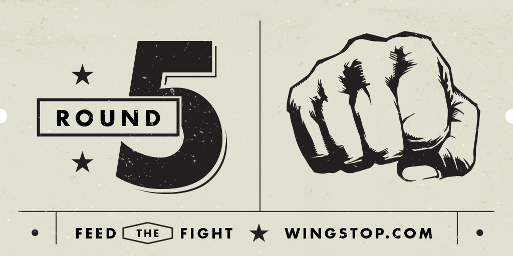 wingstop's tweet photo. Who has the best nickname, #MayPunch or #PacPunch? Tweet to vote and we might buy you wings. http://t.co/YxSVSWPs0Y