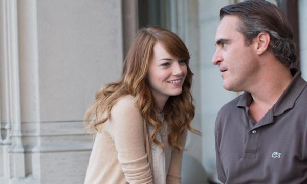 IndieWire's tweet photo. WATCH: Trailer for Woody Allen's Cannes-bound IRRATIONAL MAN, w Joaquin Phoenix &amp; Emma Stone:  http://t.co/C16vRohJt4 http://t.co/ecwnTtihdB