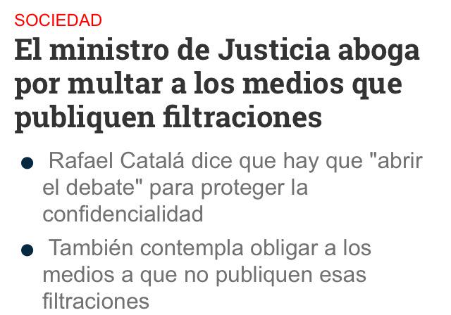carlosgomezgil's tweet photo. La última barbaridad de este Gobierno PP decrépito y autoritario: "multar a los medios que publiquen filtraciones" http://t.co/iFzekTWXSH