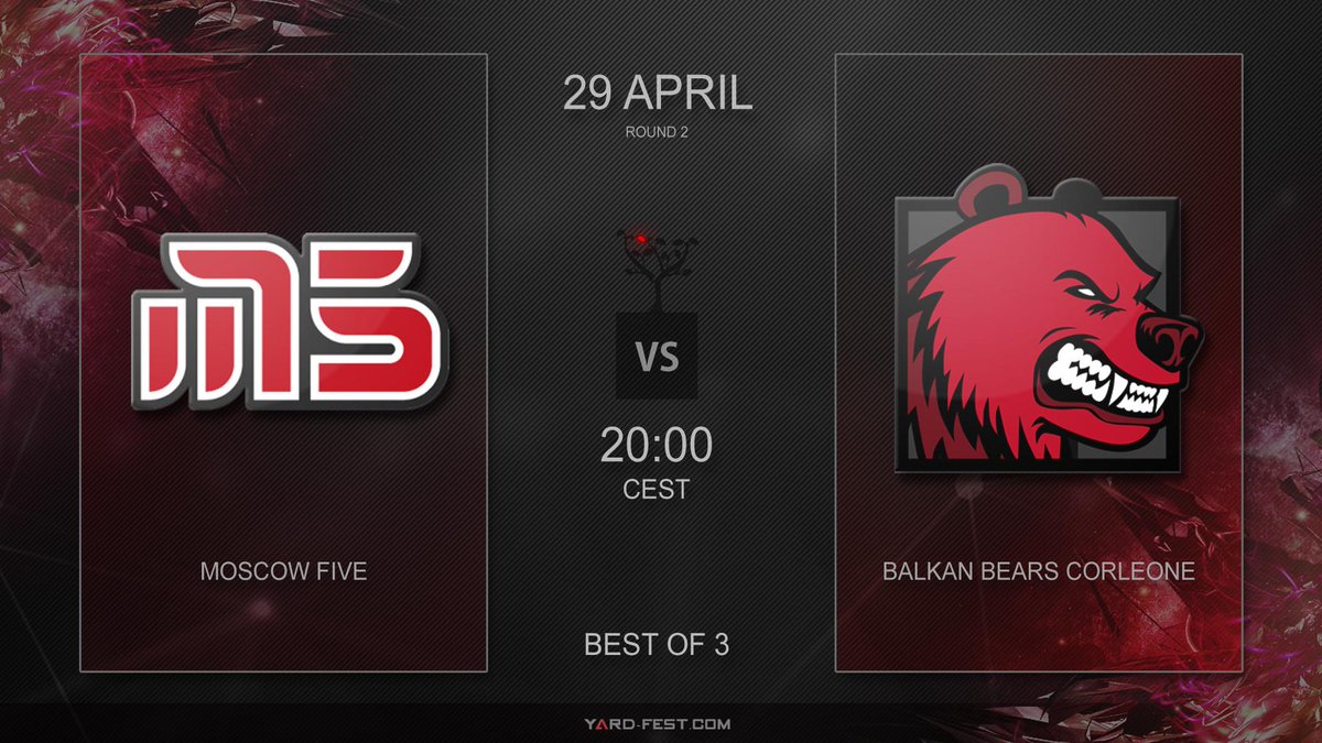 d2yard's tweet image. In 10 min @MoscowFive vs @BalkanBears bo3 watch with @mikelorus hitbox.tv/YardFest @HeflaTV @G2A_com @hitboxlive