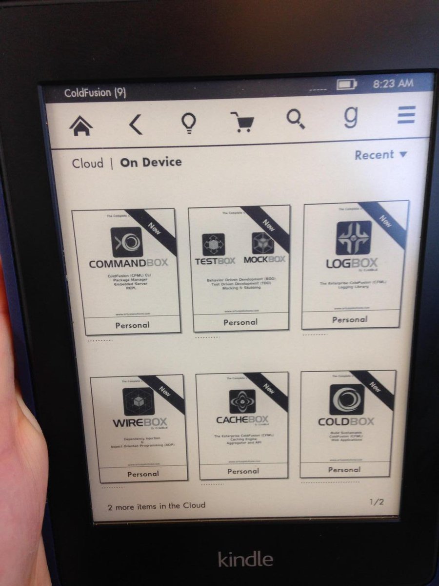 joseGaldamez's tweet image. Read to get my @coldbox learn on for my trip to @devobjective. #LogBox #TestBox #CommandBox #WireBox #CacheBox