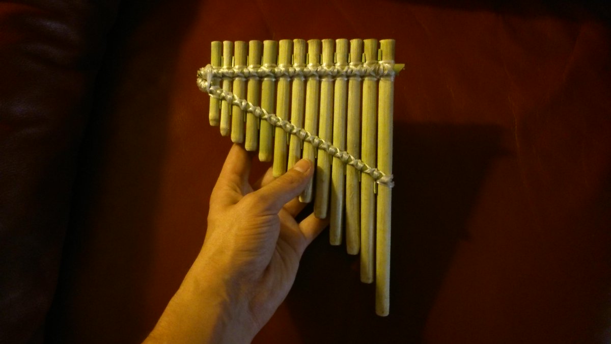 HighOneProd's tweet image. Homemade panpipes (C)