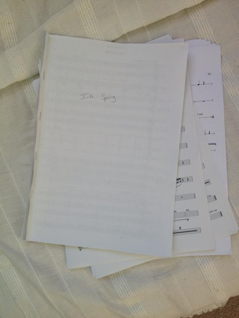 #IntoSpring extended, written up and ready for tomorrow's rehearsal! #creativemusicmaking @DidsArtsFest