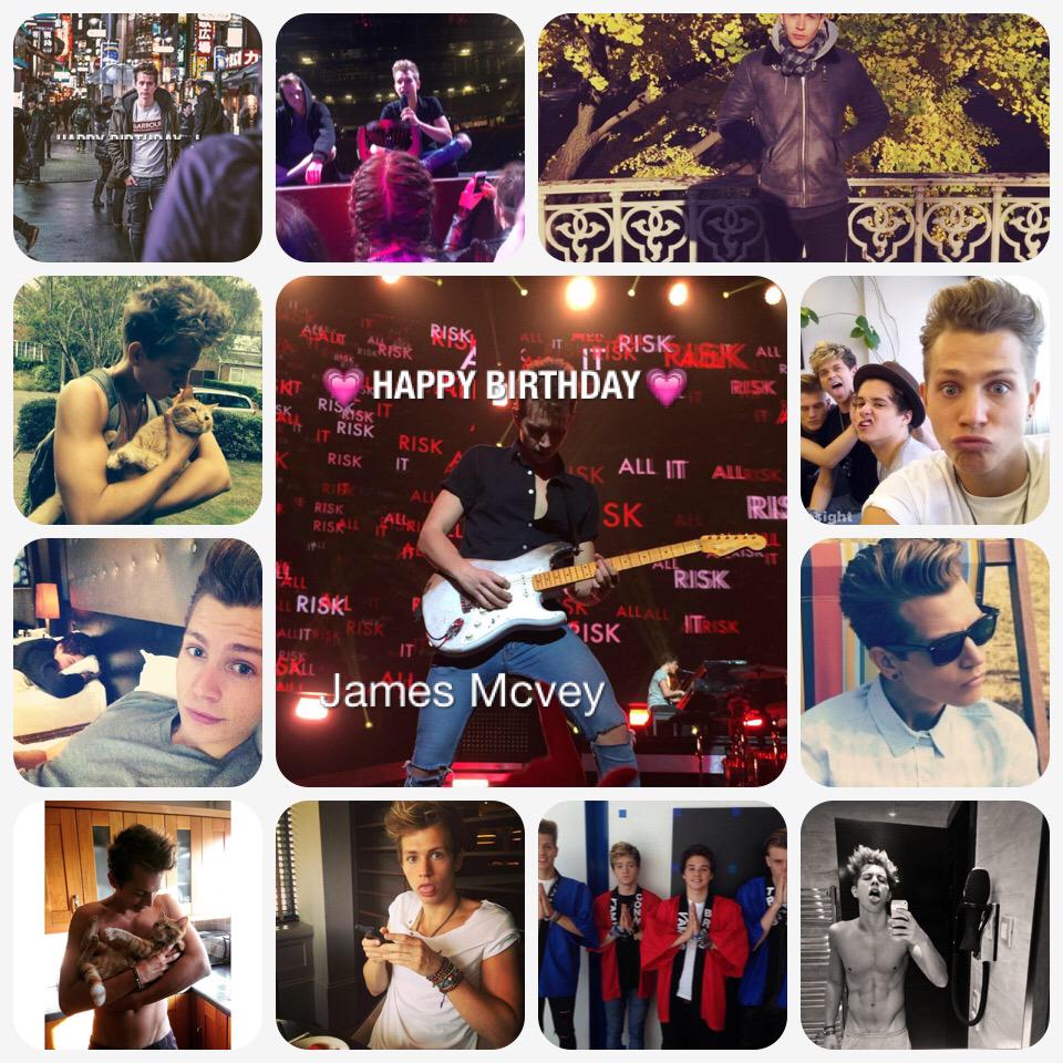 Happy Birthday James Mcvey    I Love The Vamps!! especially James  