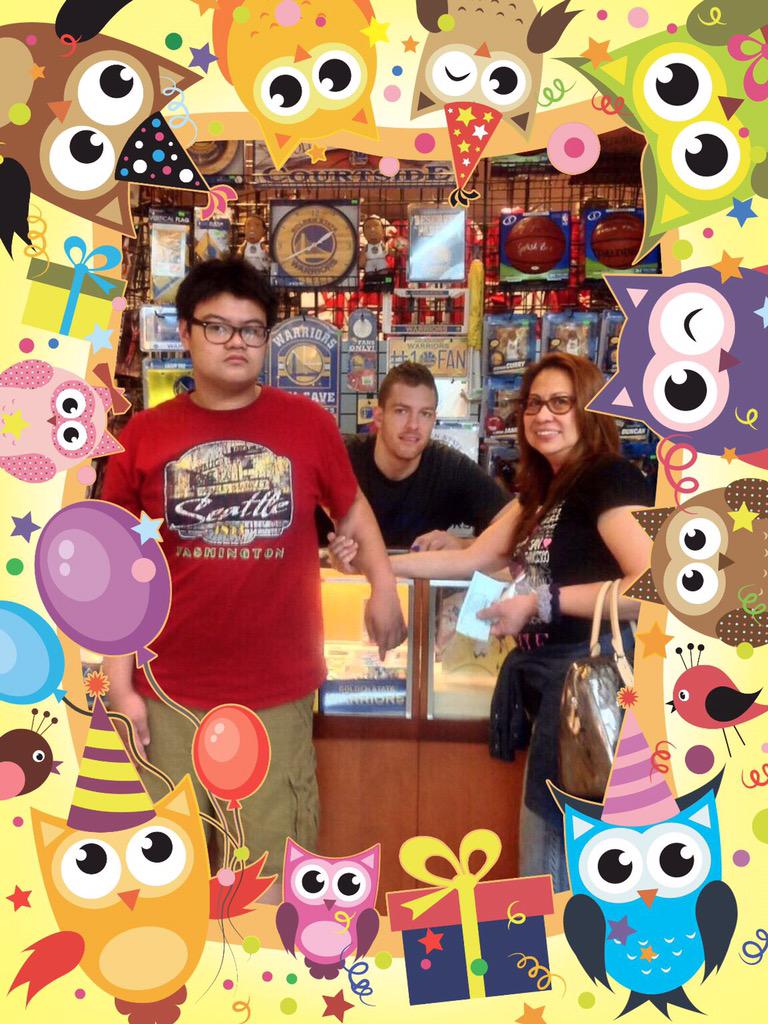  happy birthday David lee!!! Enjoy ur day! Go Warriors!!!!!     