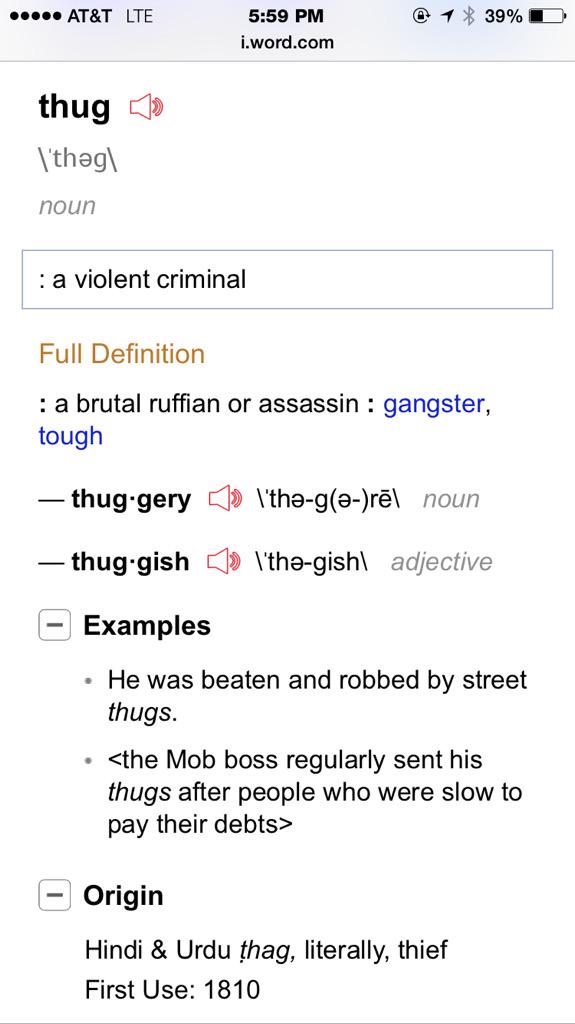 LesFlesher's tweet photo. @wolfblitzer I would have used it to describe a 1920s mafia member, instead of "the new n-word". #MerriamWebster http://t.co/63Bvr8t03n