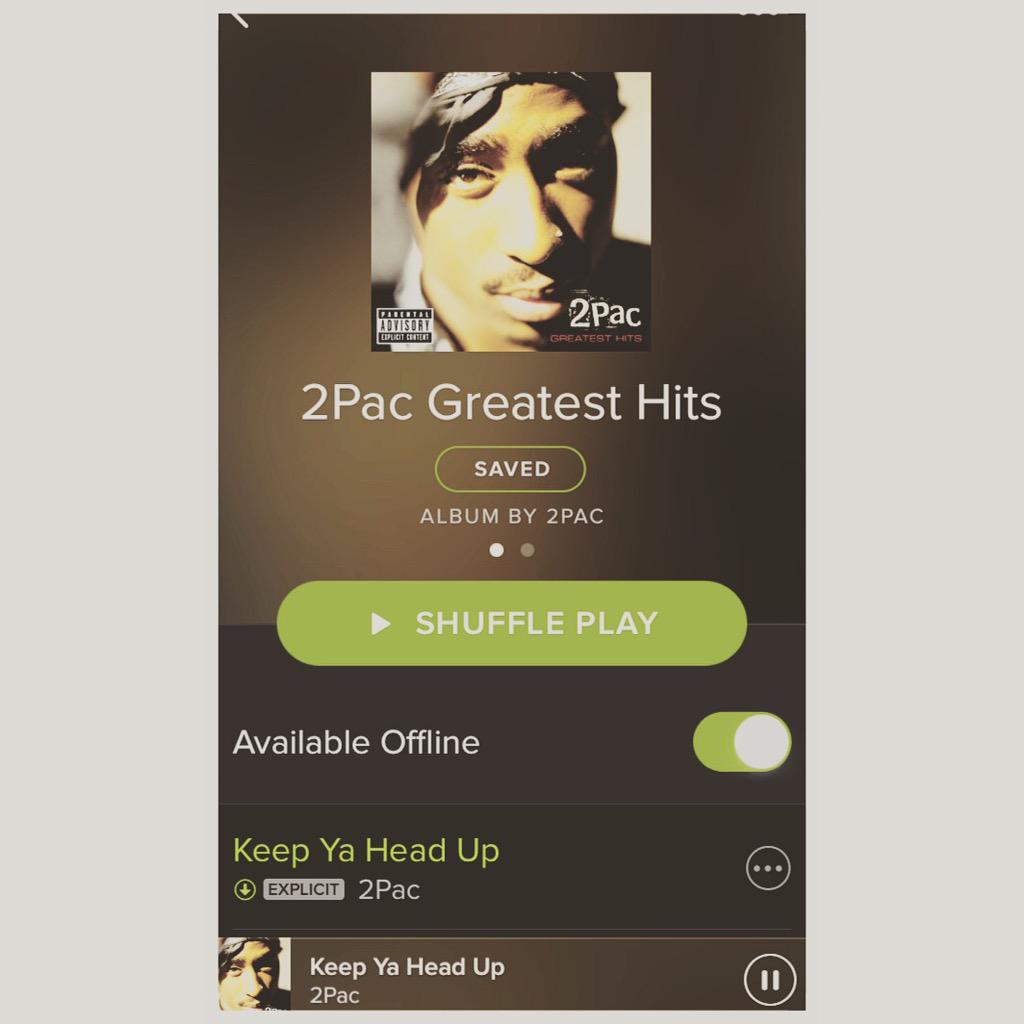MichPink's tweet image. #NowPlaying #2pac #spotify 🙌🏻
