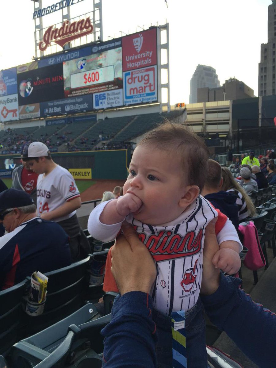 Stupidfast's tweet photo. My first indians game ever! #tribelive more to come! http://t.co/obGJZoxwVK