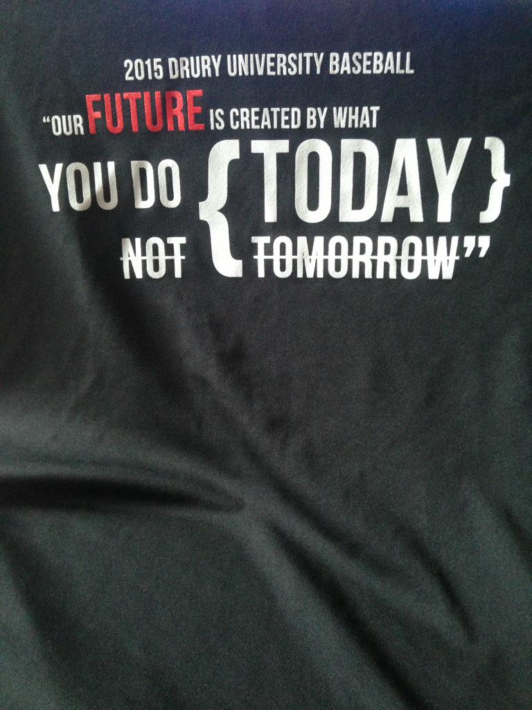 EricPeterson713's tweet photo. After every win @CoachNasby gives out a shirt to the guy who did something for the team to win that game. #future2day http://t.co/imFxMQlfuK