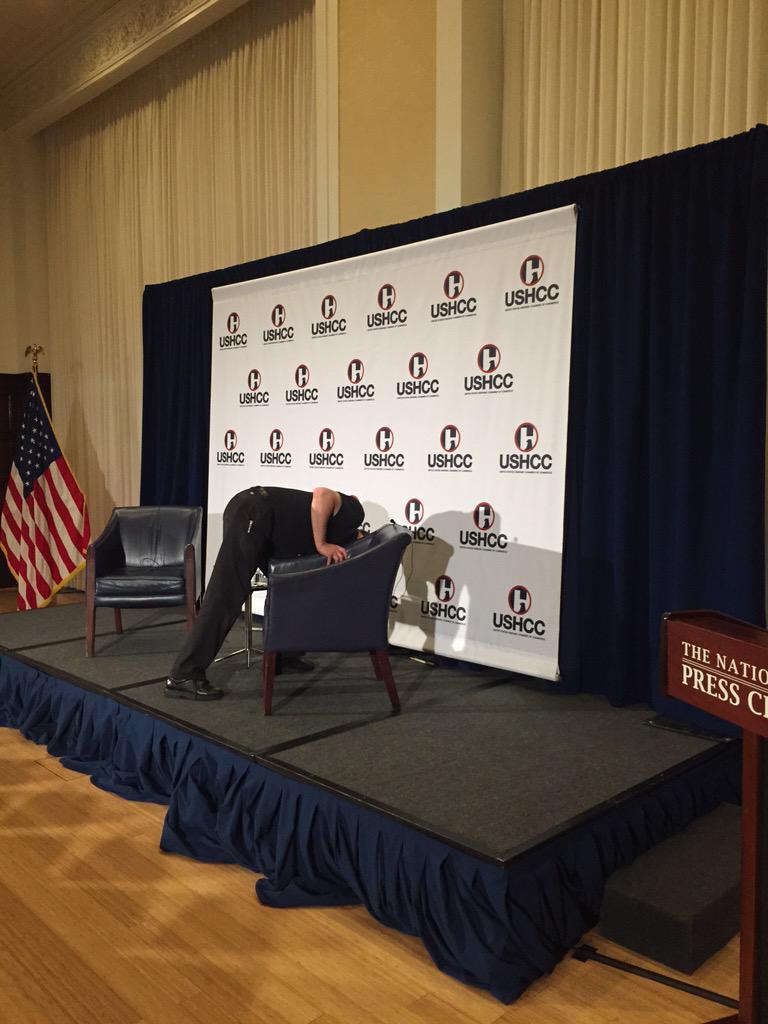 kmart4294's tweet photo. Q&amp;A Session between US Hispanic Chamber of Commerce President &amp; CEO Javier Palomarez and Senator Ted Cruz #USHCC2015 http://t.co/3cUO7n2r0k