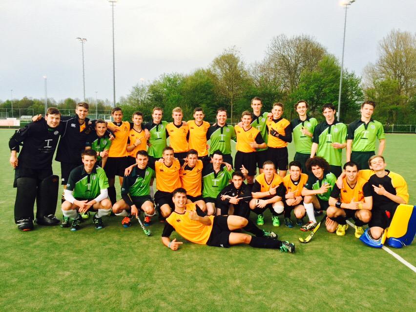 KeeBridget's tweet photo. @StDavids_Marist hockey played their 7th game in The Hague today. Tough competition. 2nd 1-0 and 1st 3-1 http://t.co/GzemWn4GMT