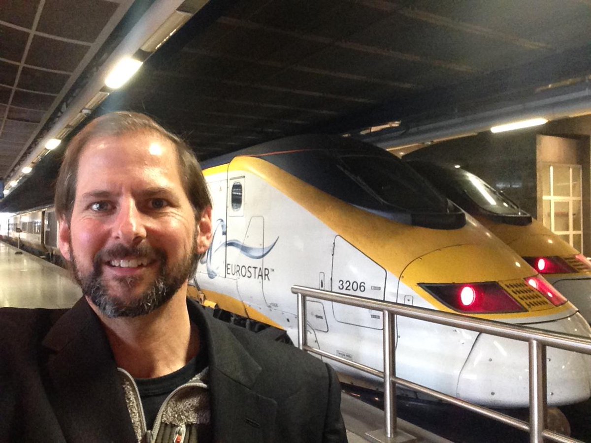 StephenBygrave_'s tweet photo. Lots to learn from Europe high speed rail London to Brussels in 2 hours as fast as flying @beyondzeronews #zeroParis http://t.co/2FnG8tn0Ju