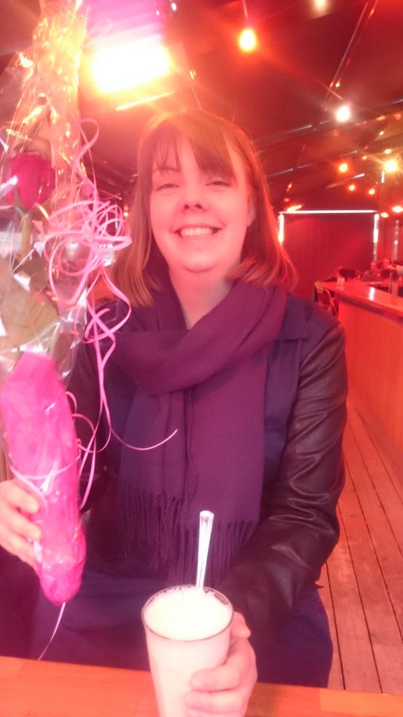 DMMHSR's tweet photo. Gratulerer til nyvalgt leder av Studentrådet ved DMMH @HeleneBakk http://t.co/btLtc6TTfe