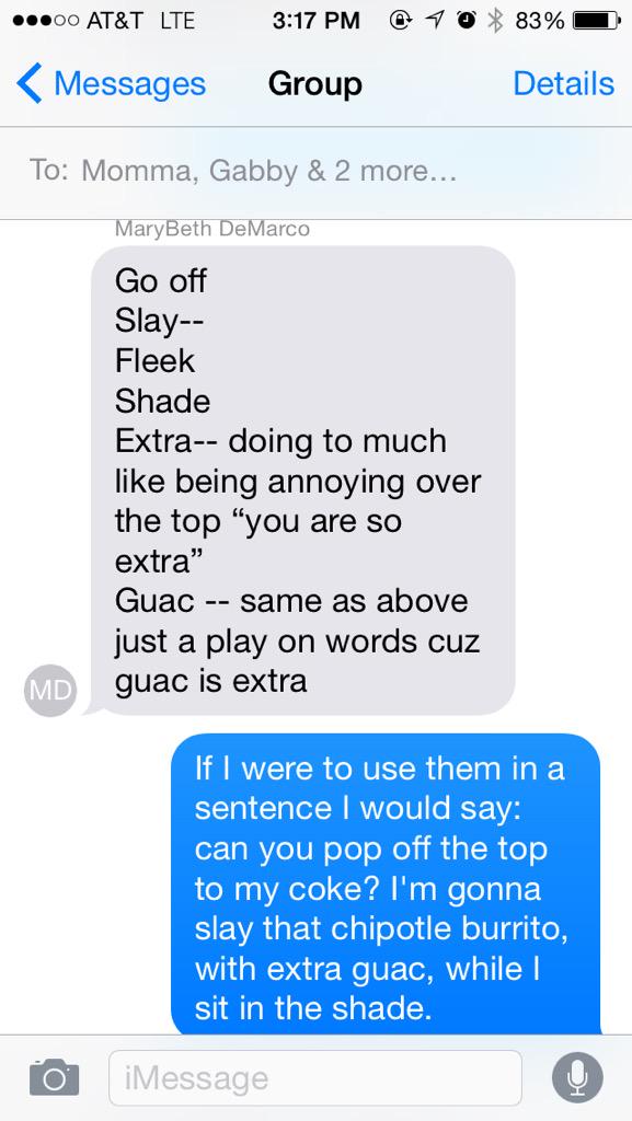 gmcdemarco's tweet photo. Working on a 1-pager reference for work and I decided to ask my sisters for help. Good idea? Hahah still laughing. http://t.co/C8rspvnctc