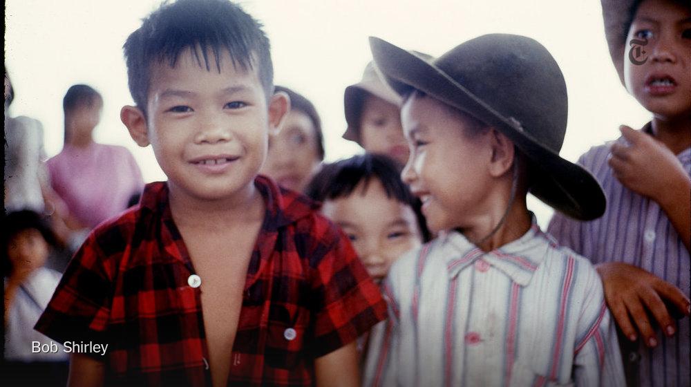 nytimesphoto's tweet photo. Decades ago, a medic photographed children in a Vietnamese village. A photographer went back: http://t.co/RzOdnmoW8N http://t.co/cMRoH4M6Ga