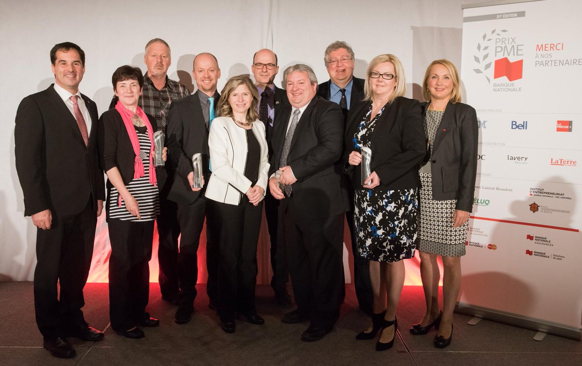 banquenationale's tweet photo. Découvrez les 12 entreprises lauréates du gala #PrixPME Centre et Est du Québec : http://t.co/EptZOhKZQL http://t.co/T9kwMmQuq9