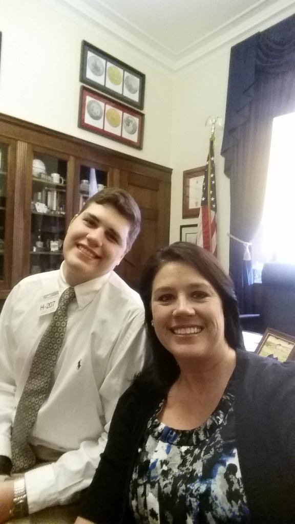 ryley_strong's tweet photo. Waiting in @rep_stevewomack office to do a Skype interview with @KNWAnews #RyleyStrong #AHANWA #StrokeSurvivor http://t.co/brjaUUSrE7