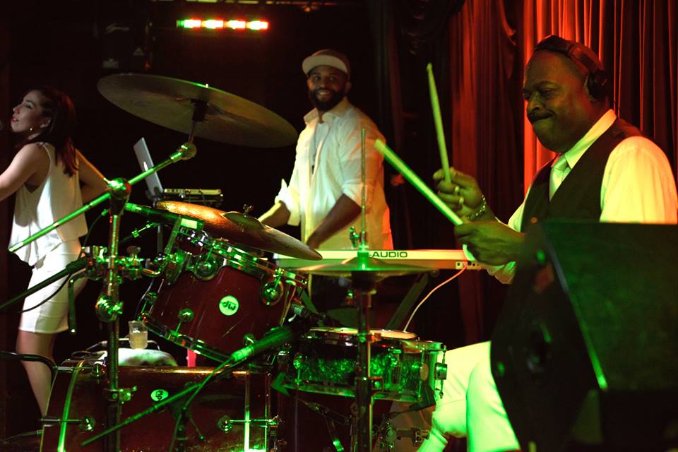 Evolution_Beat's tweet photo. Diana Feria #Jarrod Jerome Snelling @Evolution Beat  Evolution Beat #RhythmSection .. On fire as usual http://t.co/aF0WxFqUof