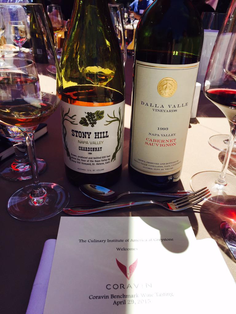 OMGwine's tweet photo. I'm I heaven w/these vintage bottles! @Coravin @FeastitForward #CoravinFirstAccess #FEAST http://t.co/ZdABv2dQFW