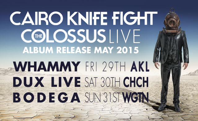 We are stoked to present <a href="/cairoknifefight/">cairoknifefight</a> on their 'The Colossus' album tour! bit.ly/1JTwmRY